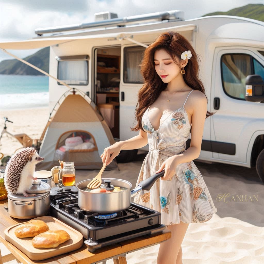 Camping party for the furry ones