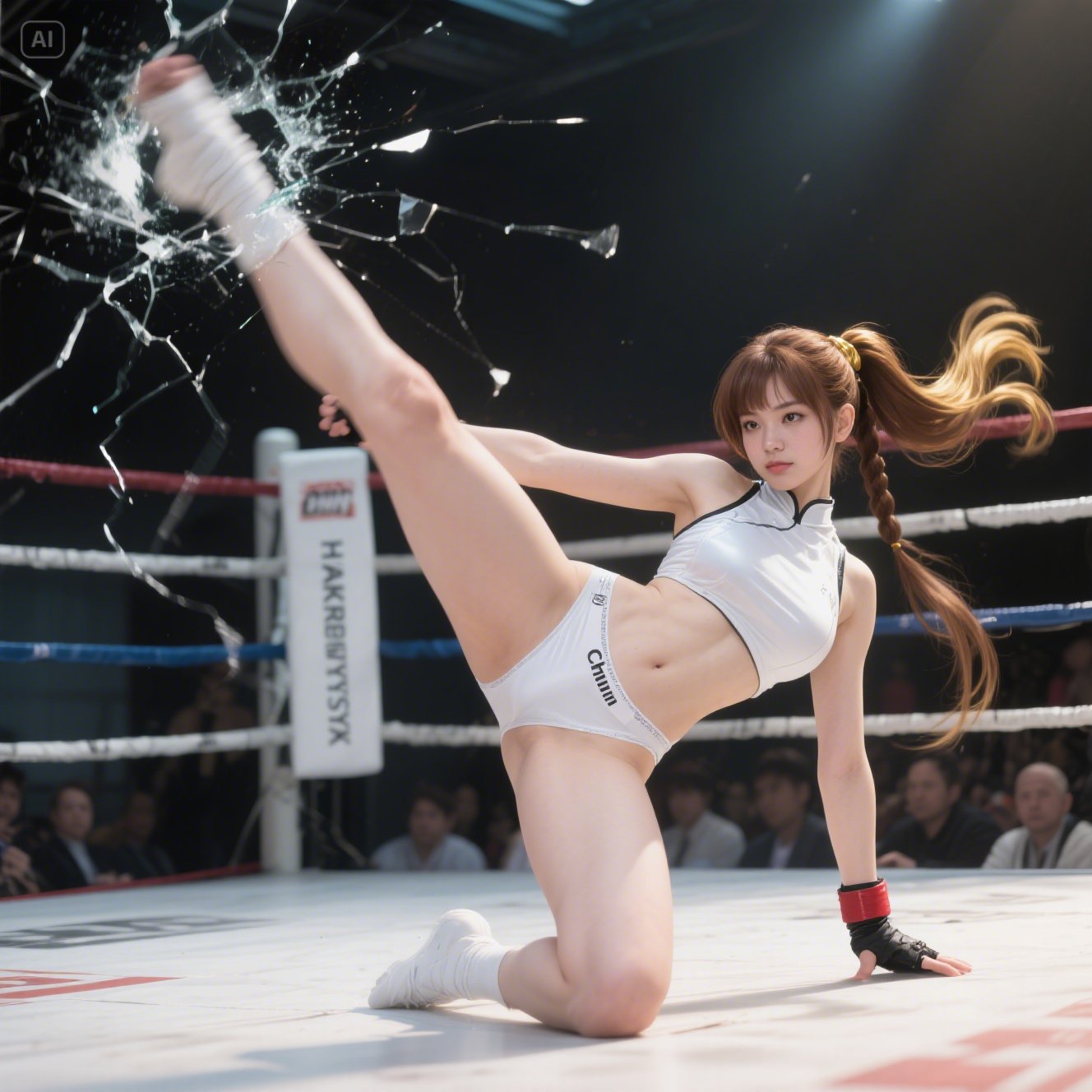 Move the muscles and bones to practice the kung fu on the legs