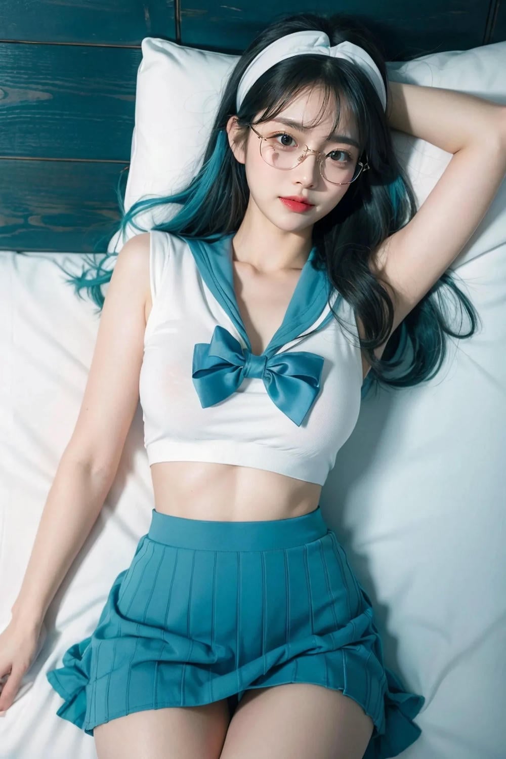 ★Patreon★ AI_Kaori - Long Hair Girl with Young Girl Outfit - Part 2