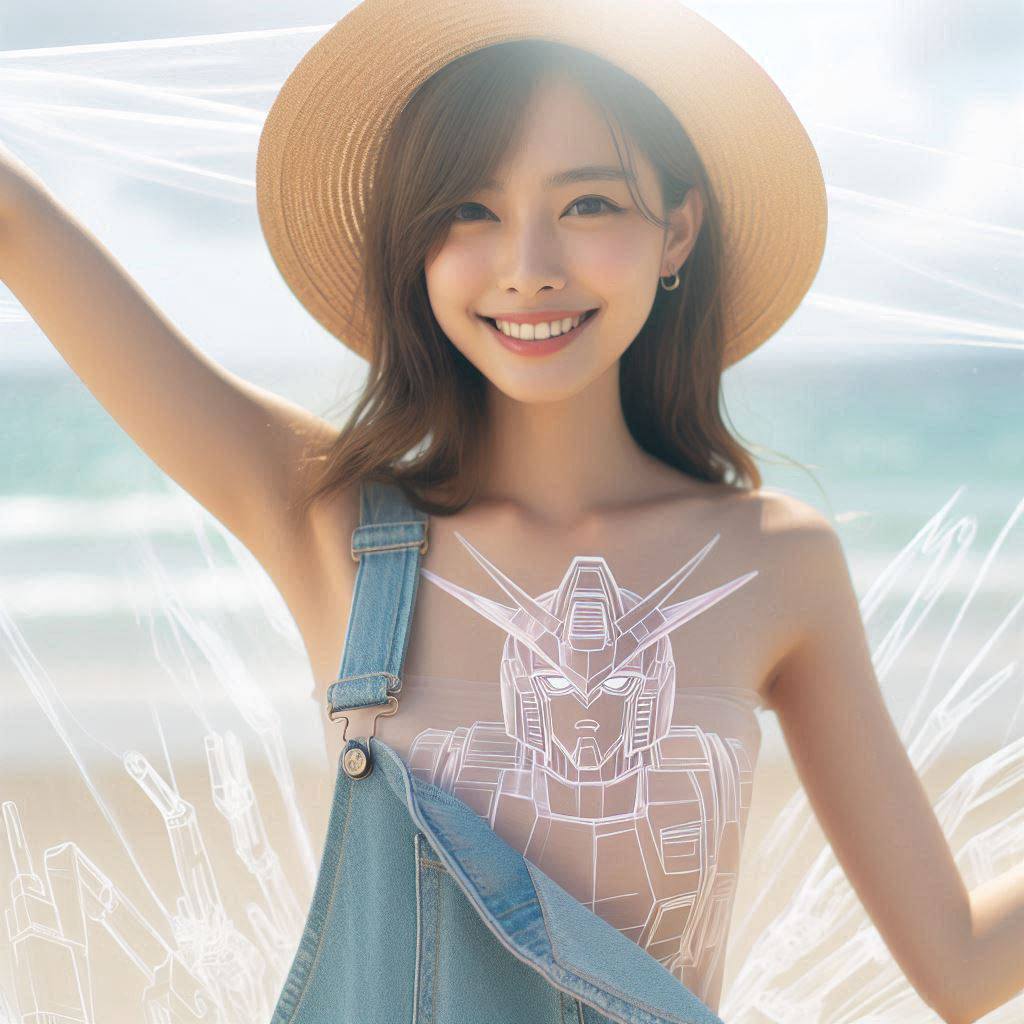 No Cloak Transparent Bodysuit Gundam Avatar