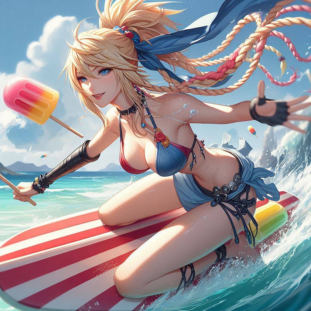Want to use popsicles as surfboards?