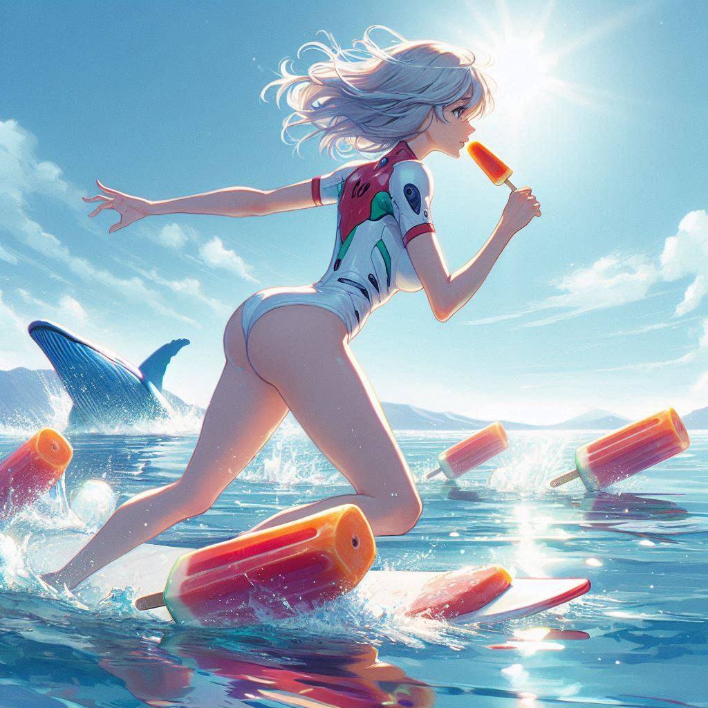 Want to use popsicles as surfboards?