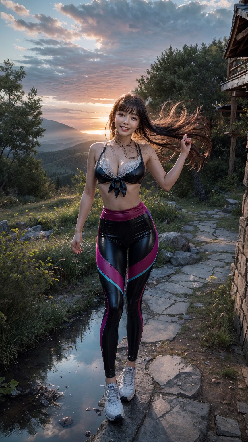 Hiking in leggings1