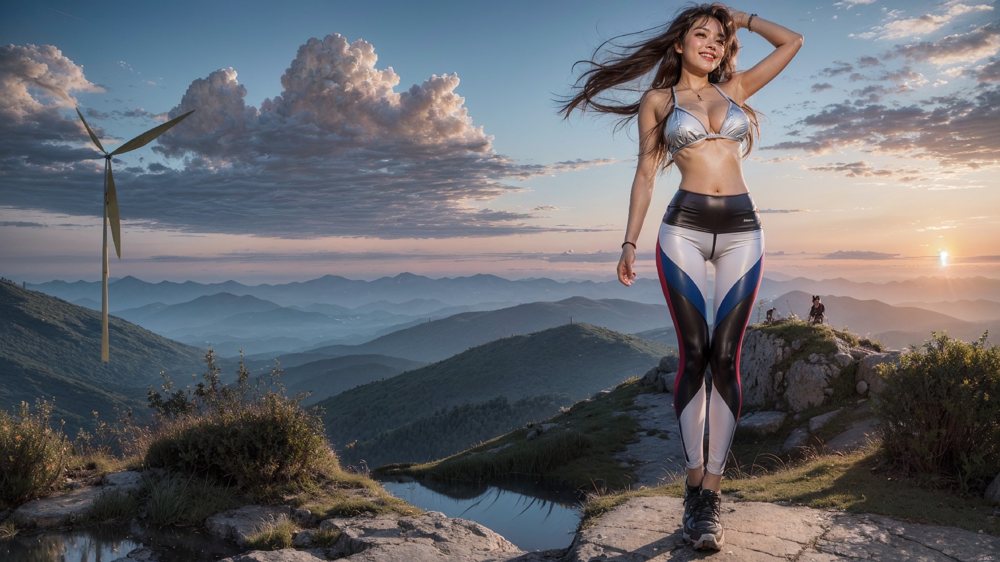Hiking in leggings1