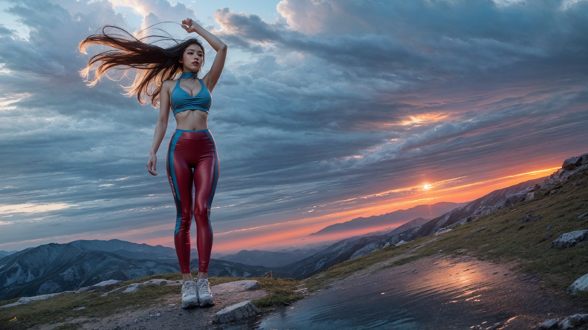 Hiking in leggings1