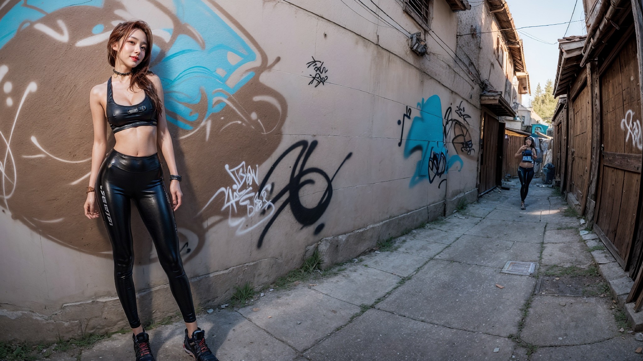 Hiking in leggings1