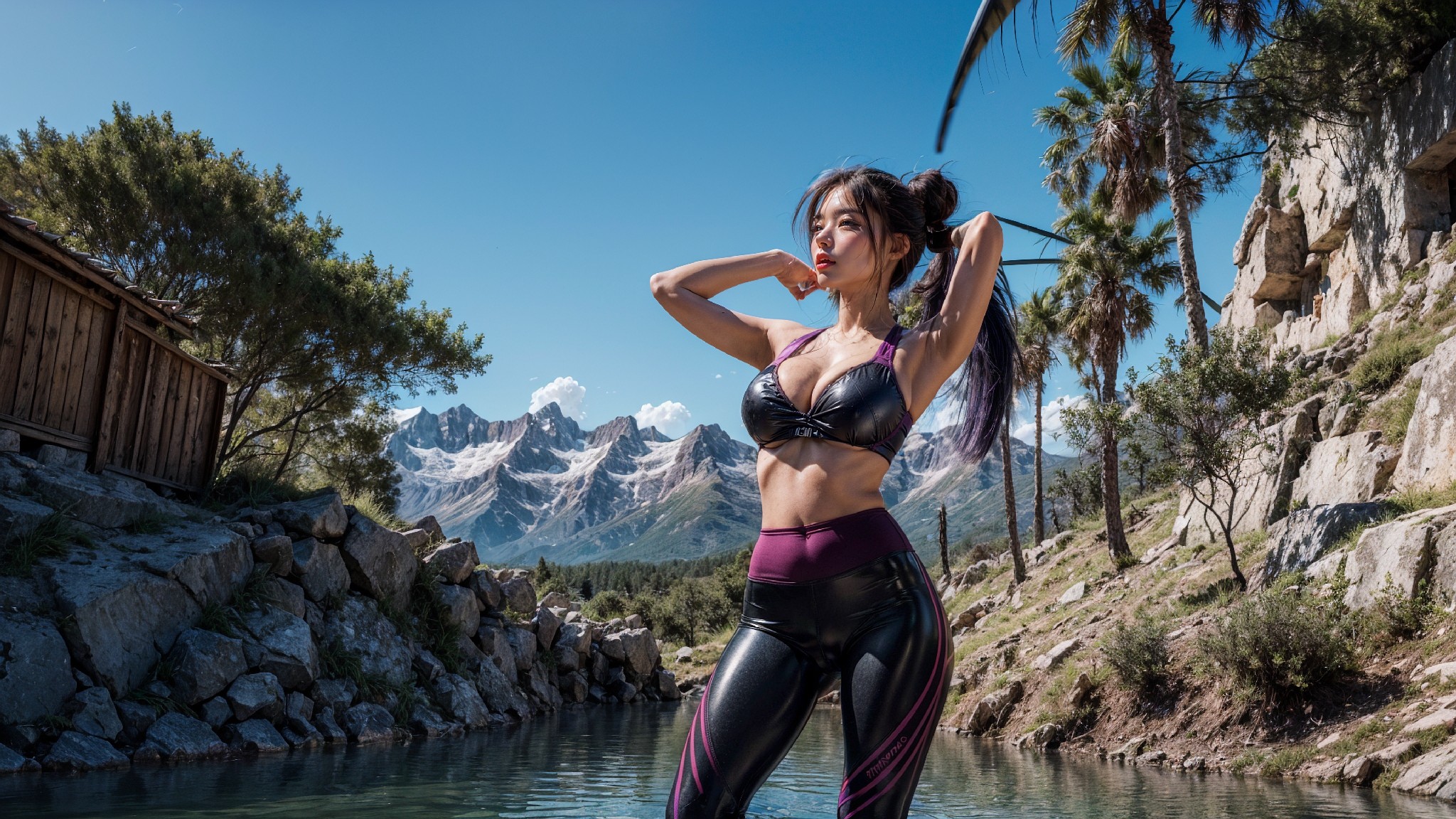 Hiking in leggings1