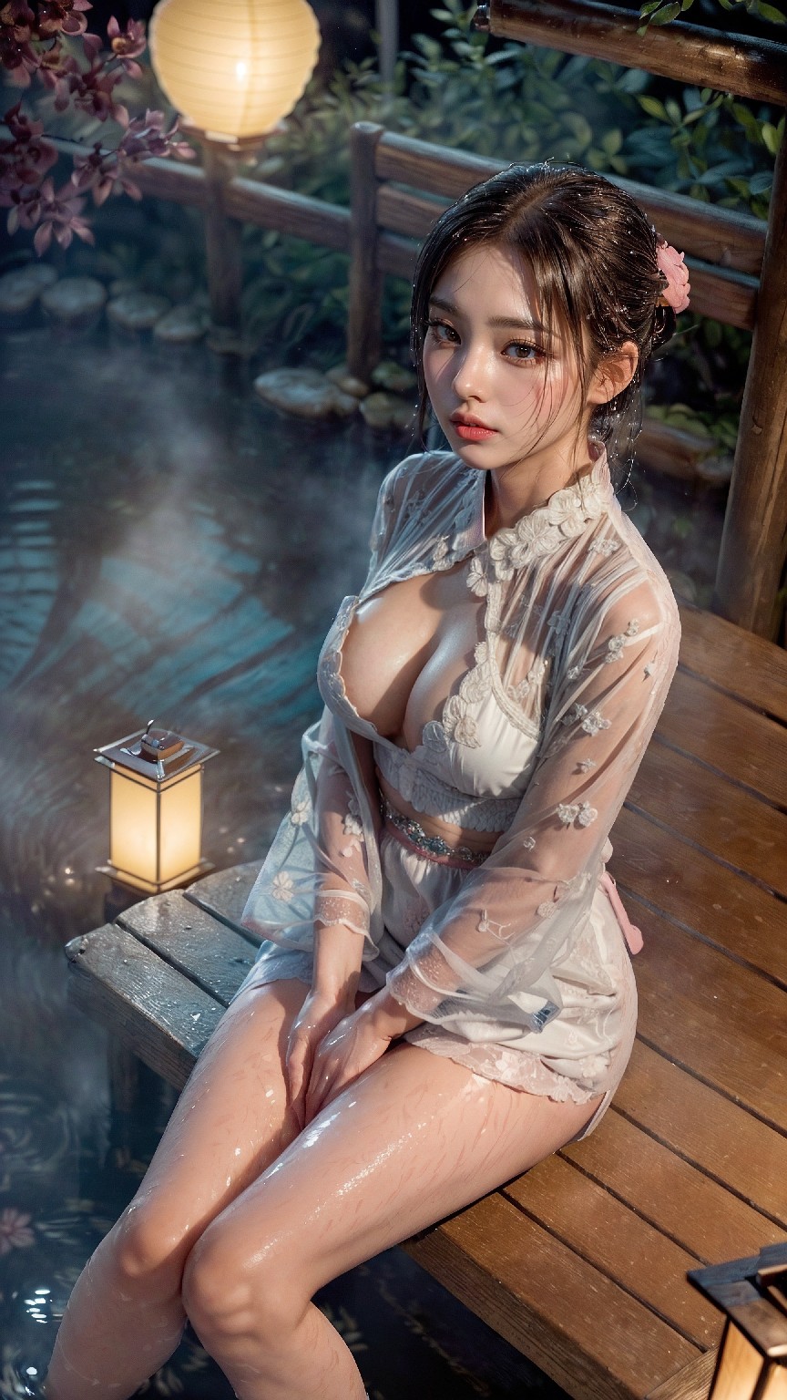 Japanese hot spring lingerie woman1