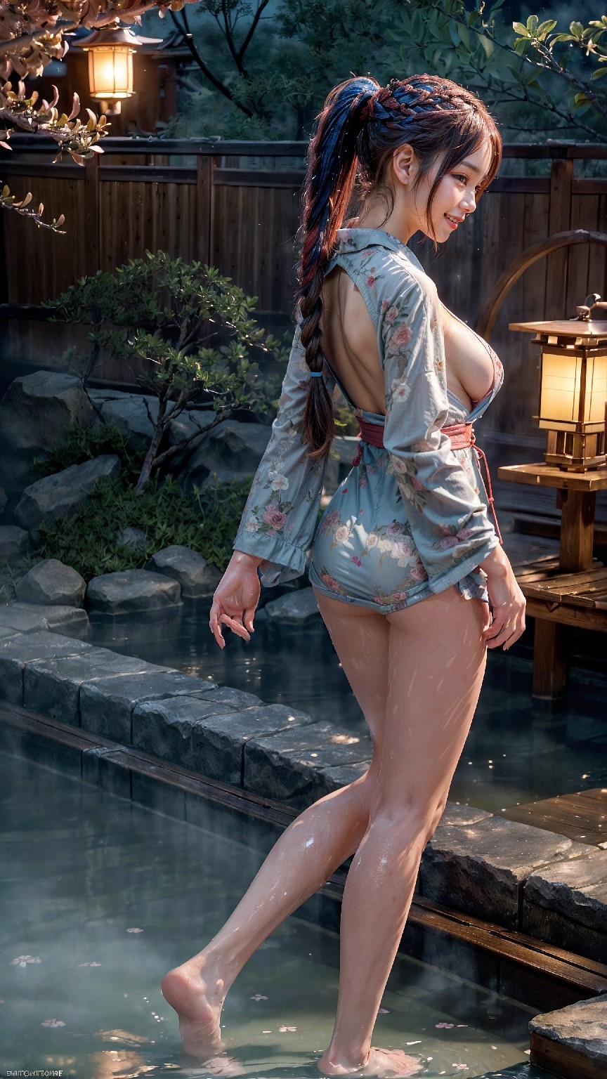 Japanese hot spring lingerie woman1