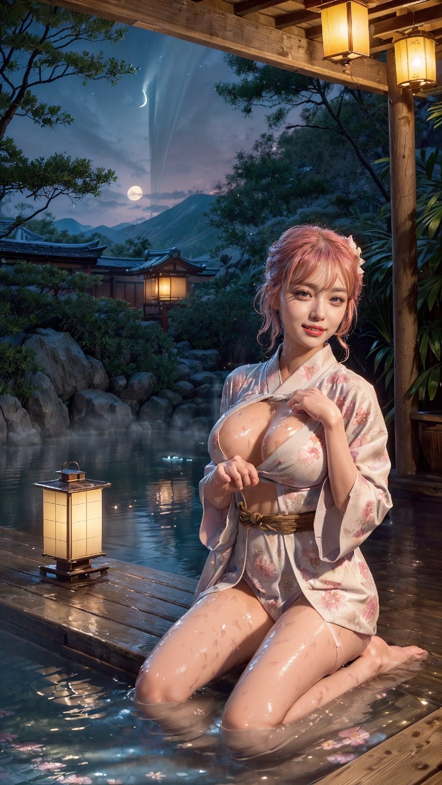 Japanese hot spring lingerie woman1
