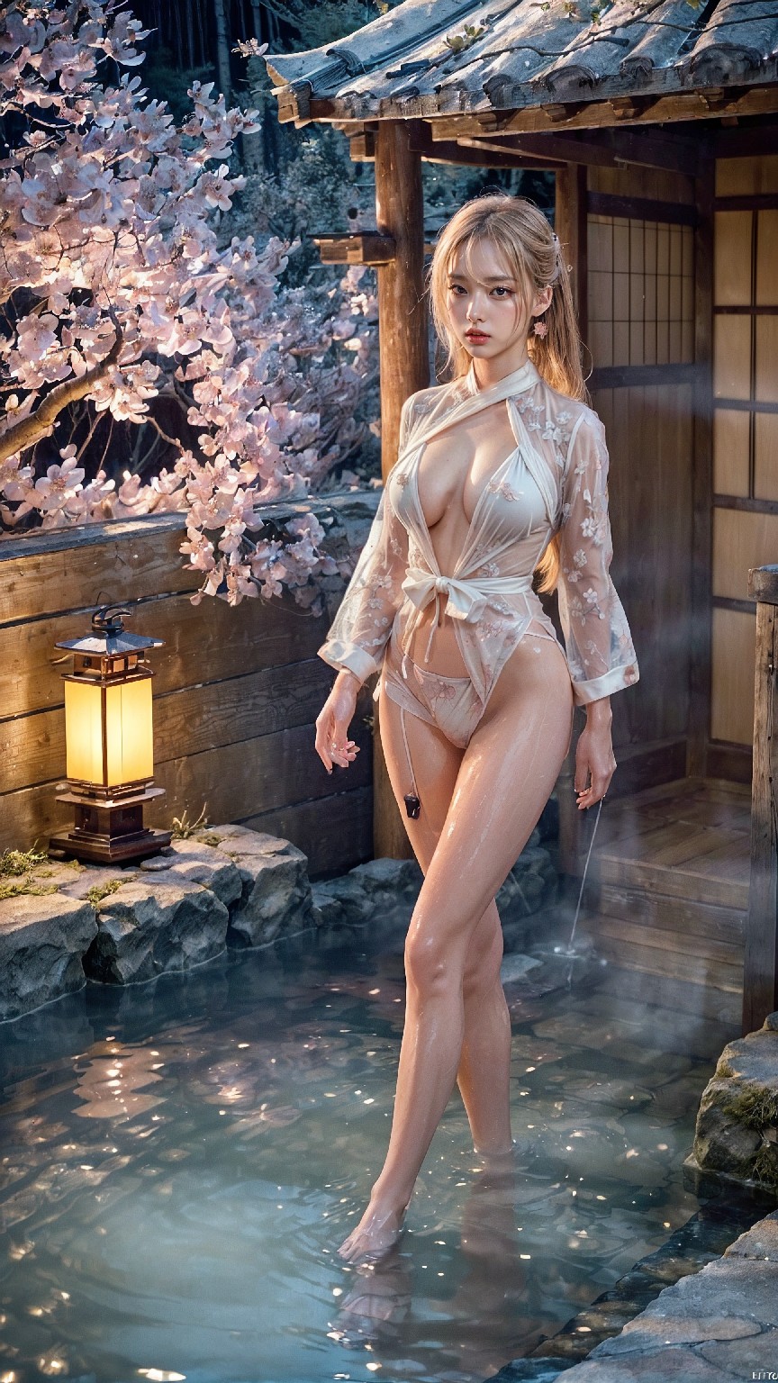 Japanese hot spring lingerie woman1