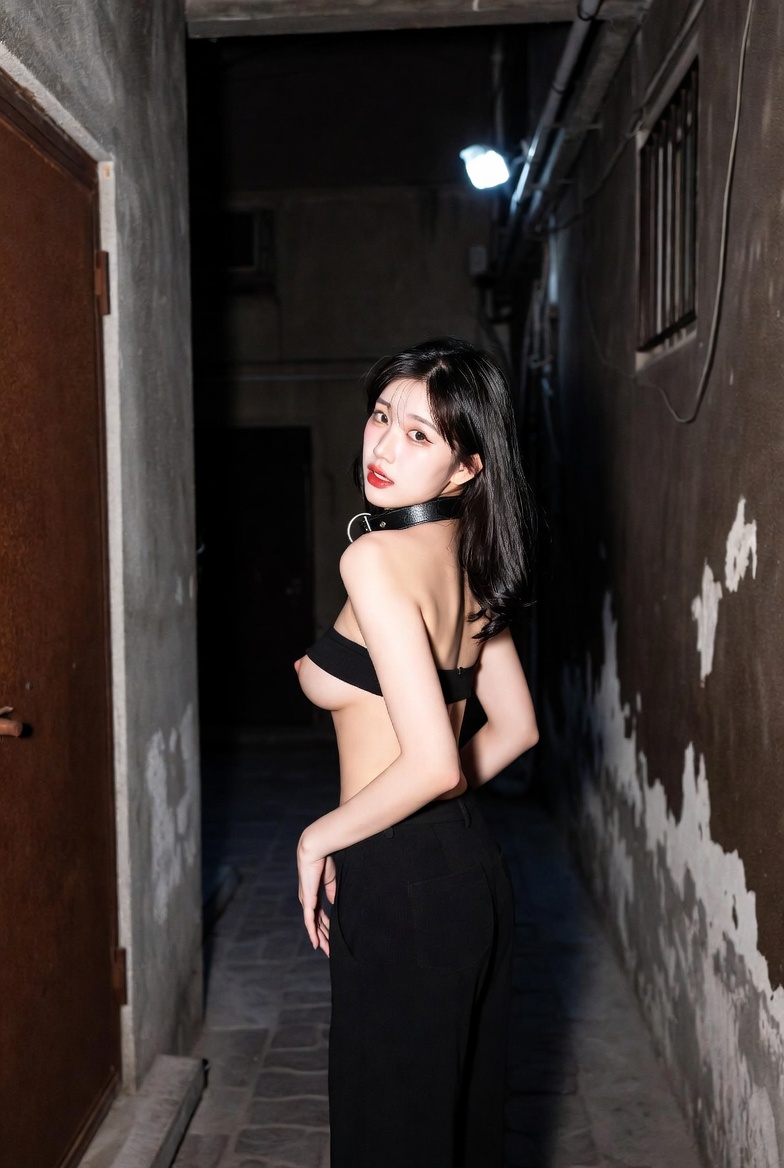 Love you alone in the dark alley, love the shape of your chest
