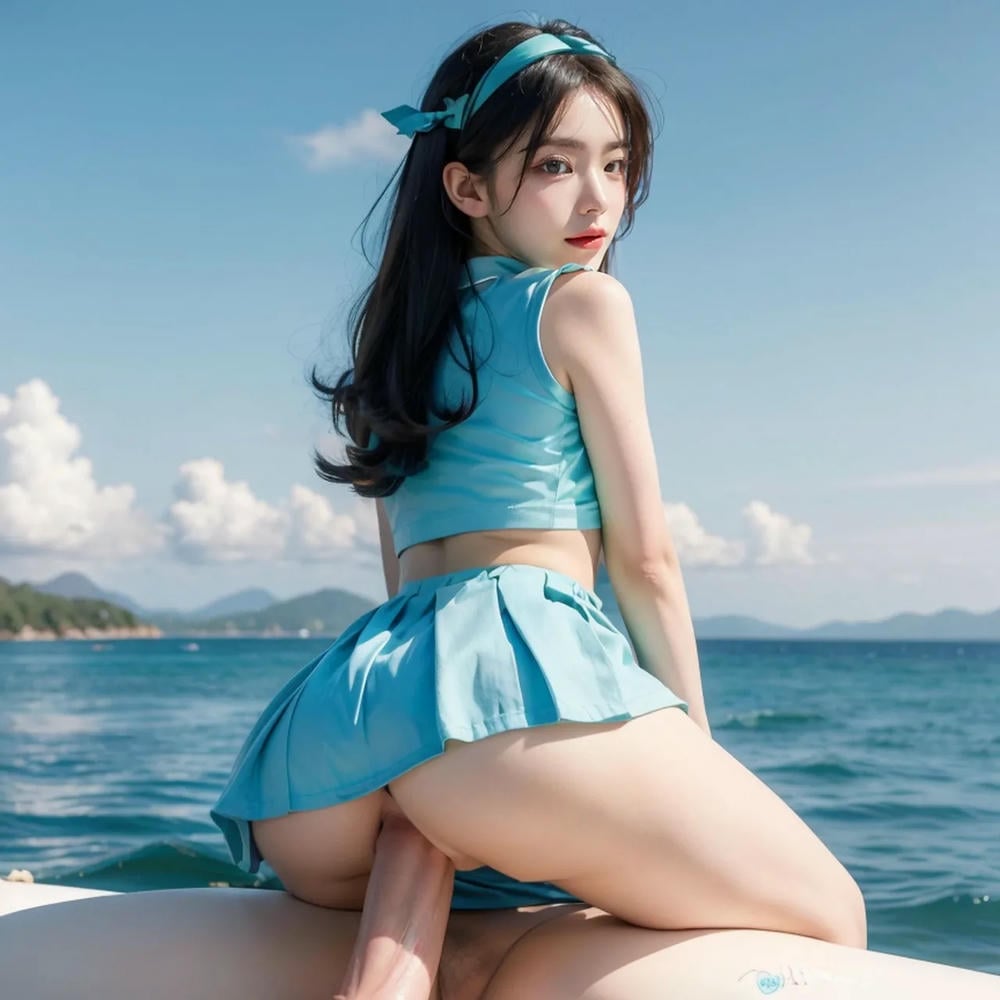 ★Patreon★ AI_Kaori - Long Hair Girl with Young Girl Outfit - Part 5