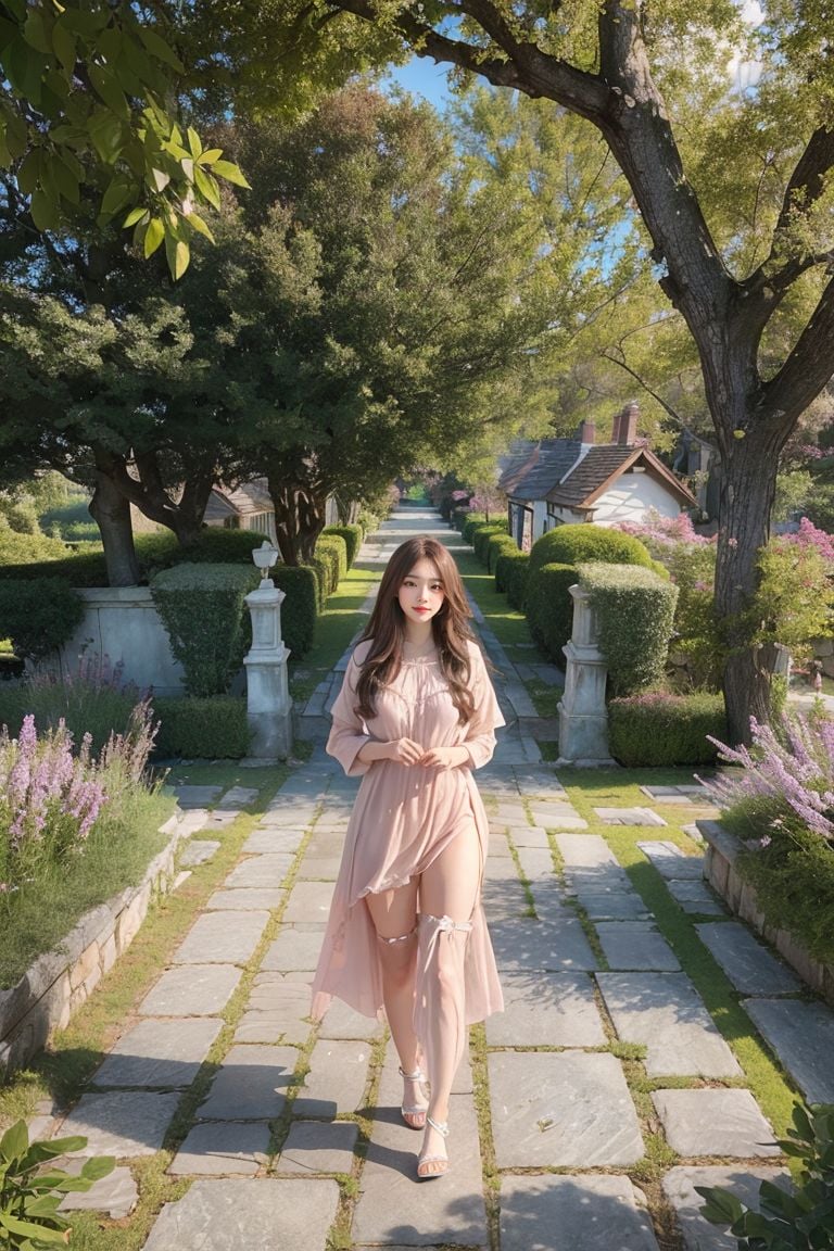 ★Patreon★ AI_Kaori - Outdoor Portrait of Woman in Garden on Sunny Day with