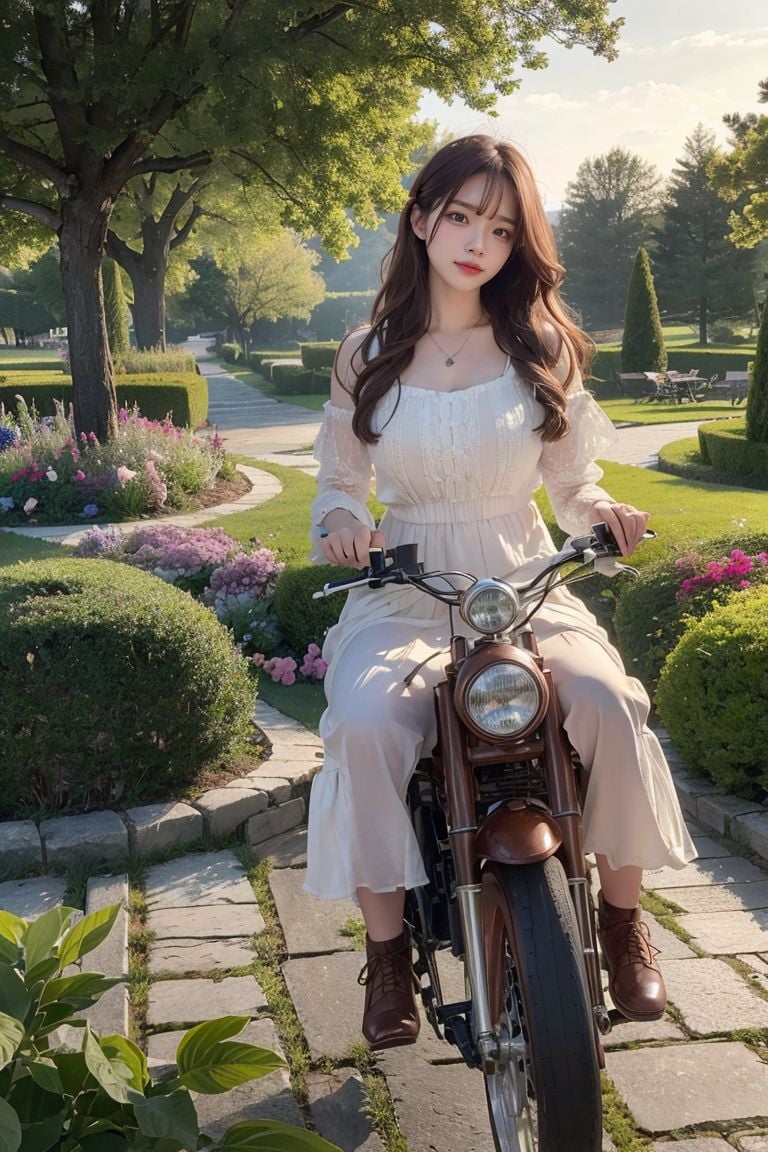 ★Patreon★ AI_Kaori - Outdoor Portrait of Woman in Garden on Sunny Day with