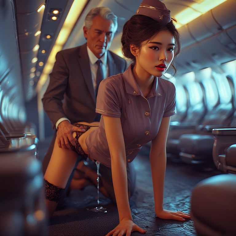 Small Hole Airlines' Sperm Squeeze Service