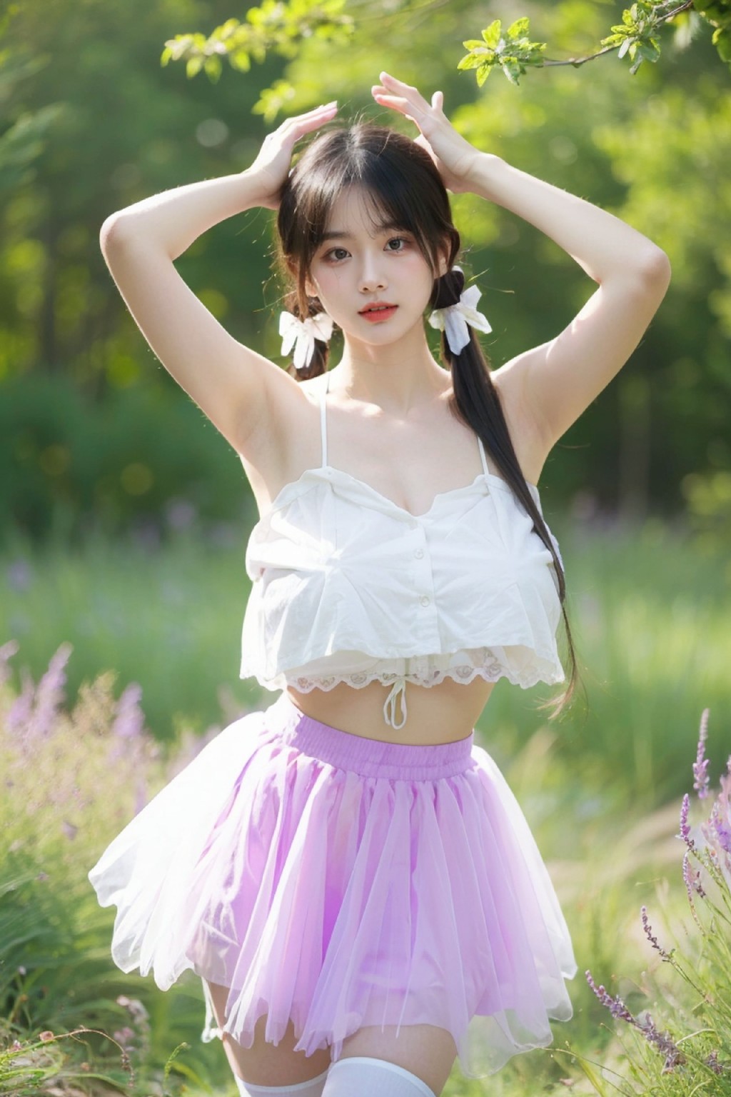 Lilac Dress NSFW