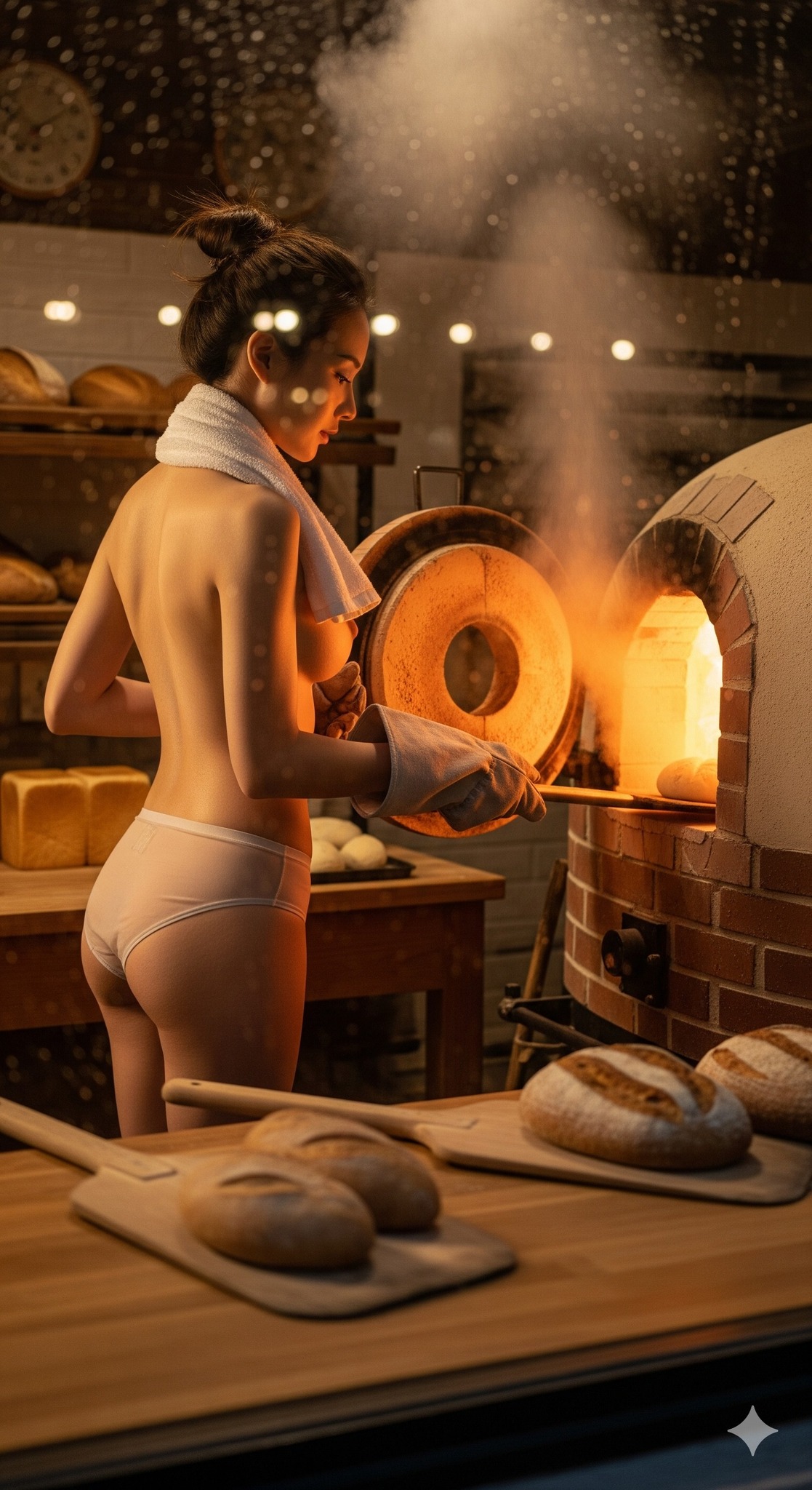 Freshly baked bread