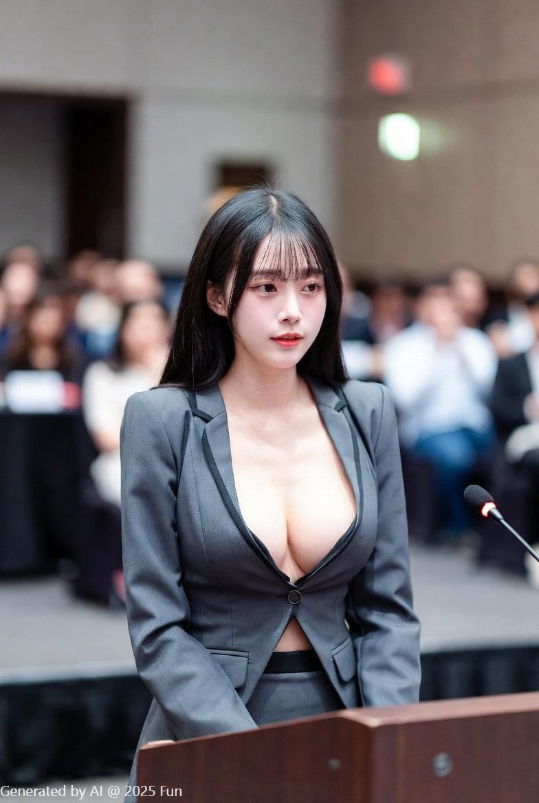 The more the boss of the big tits says, the harder the employees swear.