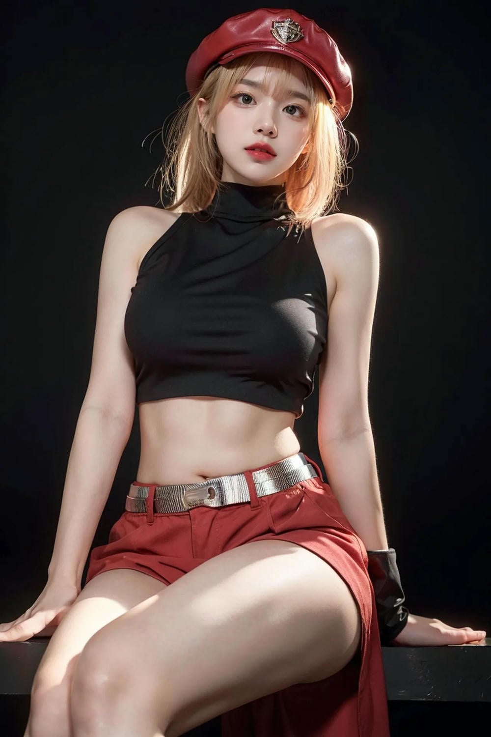 ★Patreon★ AI_Kaori - Stylish Woman in Big Boobs and Red Pants