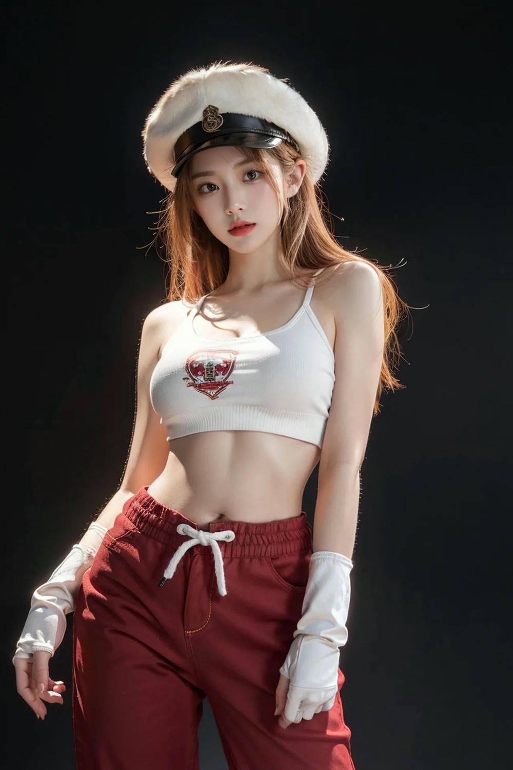 ★Patreon★ AI_Kaori - Stylish Woman in Big Boobs and Red Pants