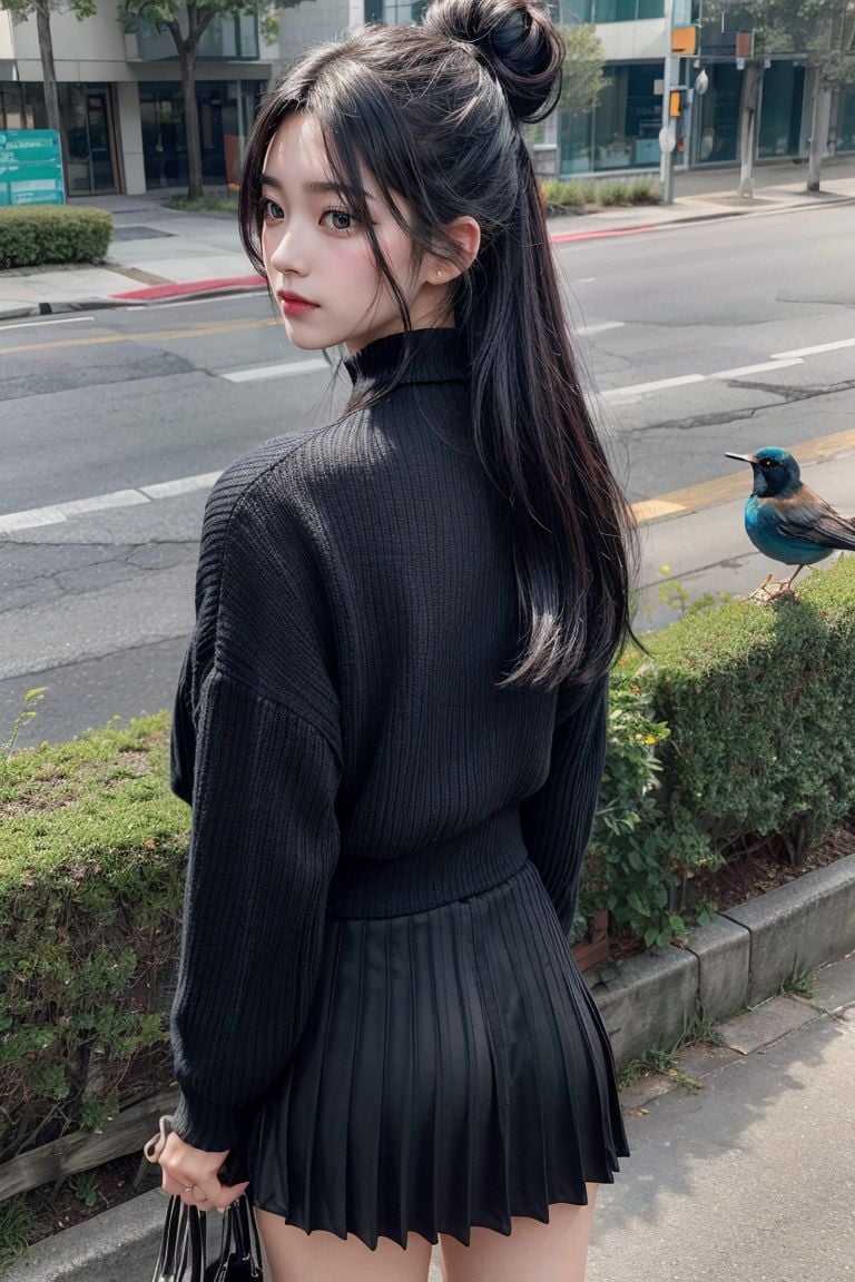 ★Patreon★ AI_Kaori - Stylish Young Woman on City Street Street Style Portrait