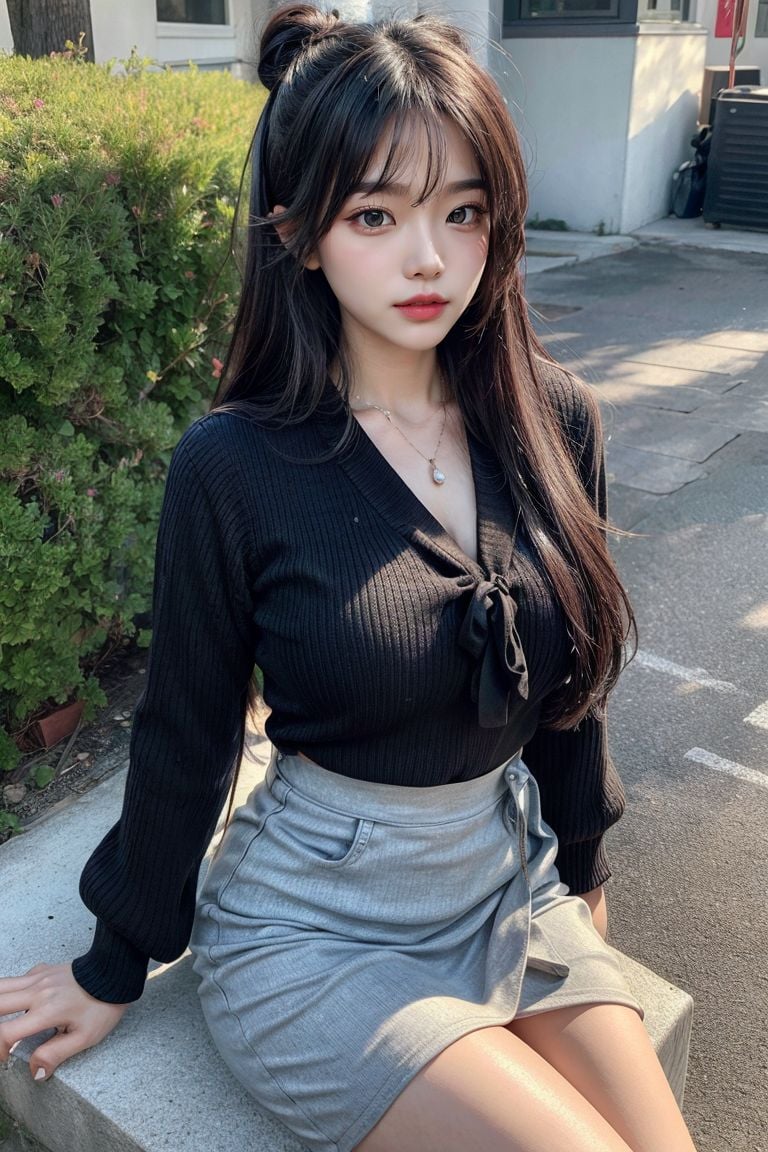 ★Patreon★ AI_Kaori - Stylish Young Woman on City Street Street Style Portrait