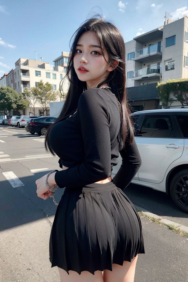 ★Patreon★ AI_Kaori - Stylish Young Woman on City Street Street Style Portrait