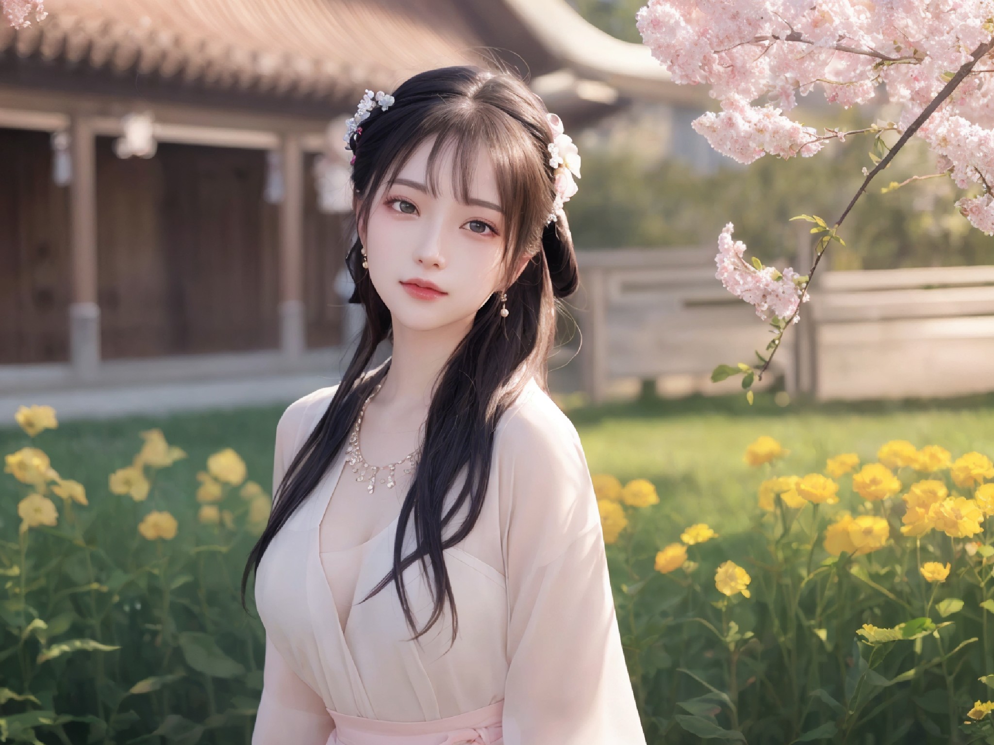 Chinese Hanfu Beautiful Girl · Song · Chun