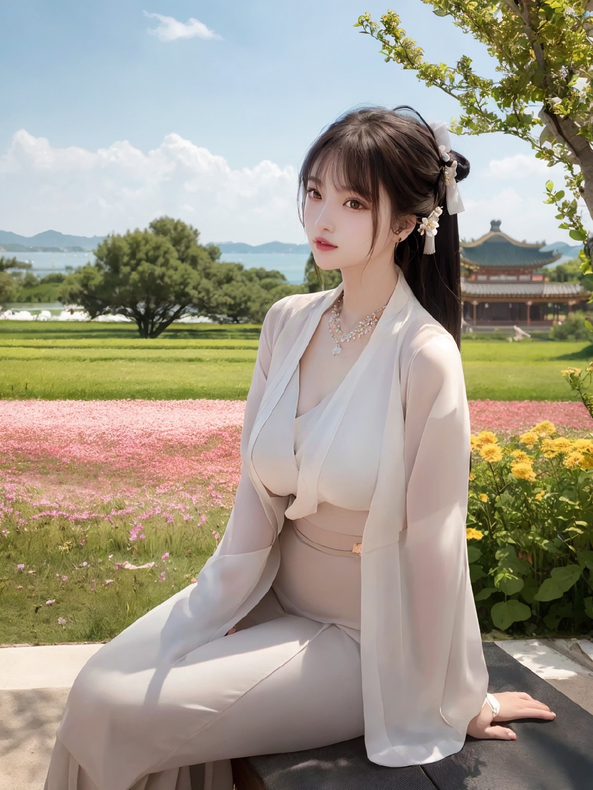 Chinese Hanfu Beautiful Girl · Song · Chun