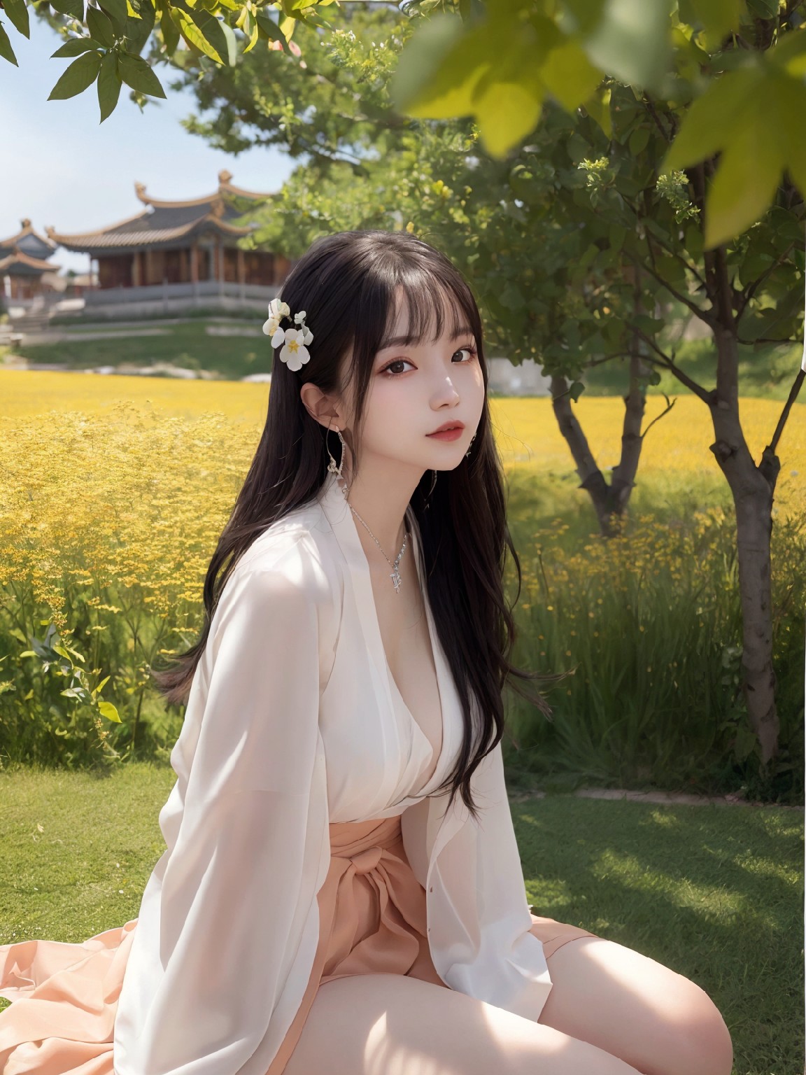 Chinese Hanfu Beautiful Girl · Song · Chun