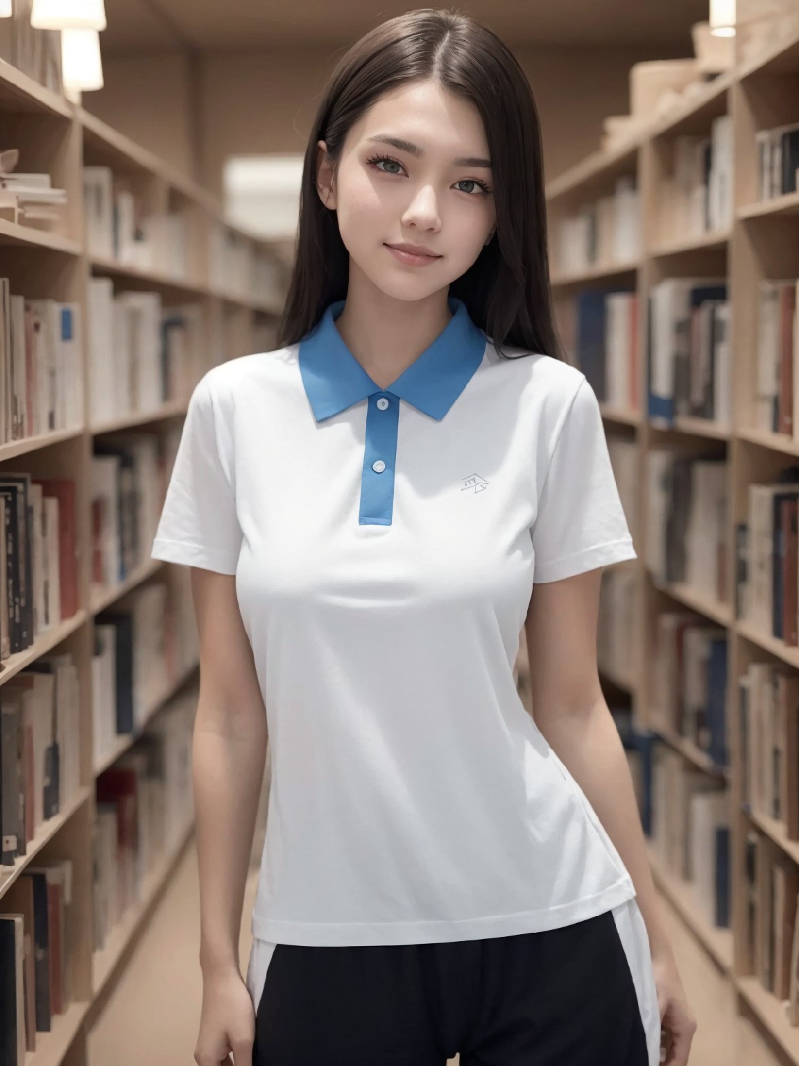 Big Tits JK · Shenzhen School Uniform · Library · Exposed