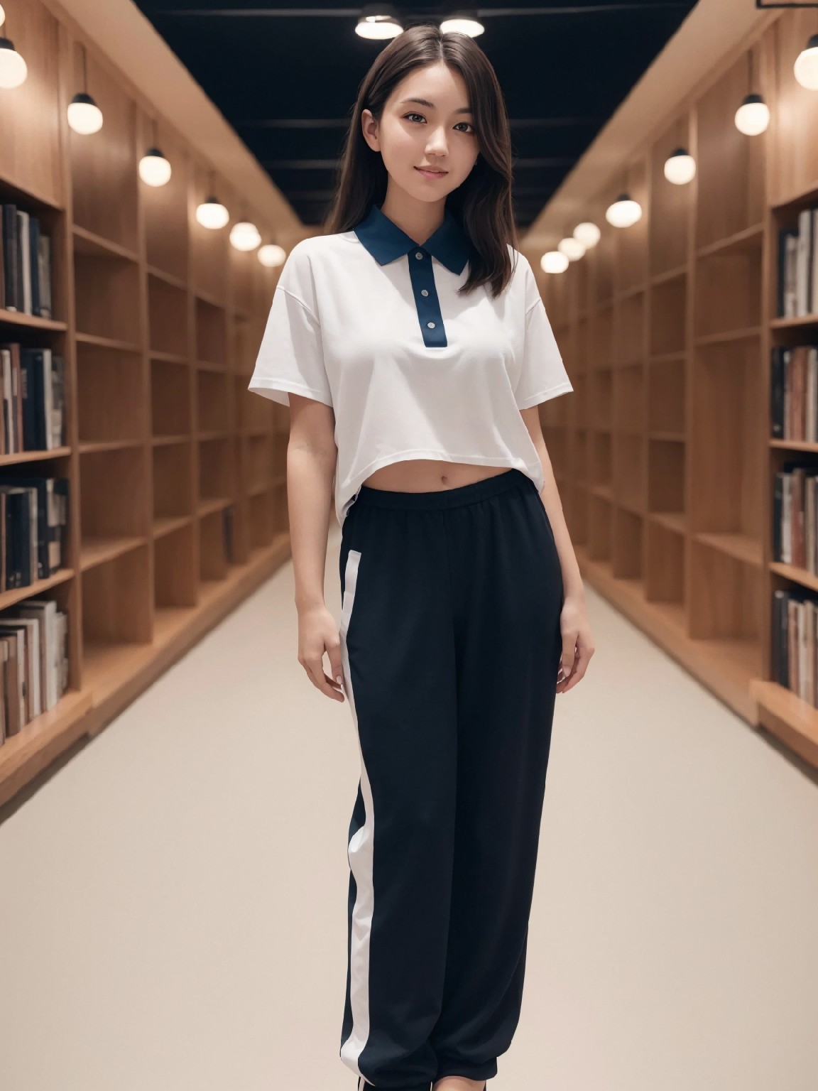 Big Tits JK · Shenzhen School Uniform · Library · Exposed