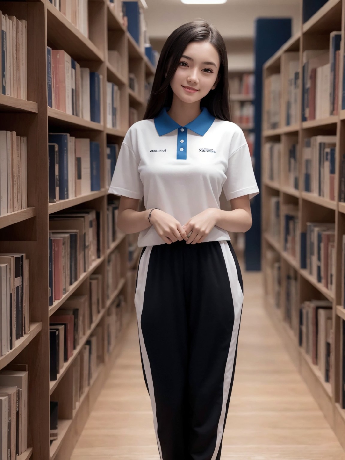 Big Tits JK · Shenzhen School Uniform · Library · Exposed