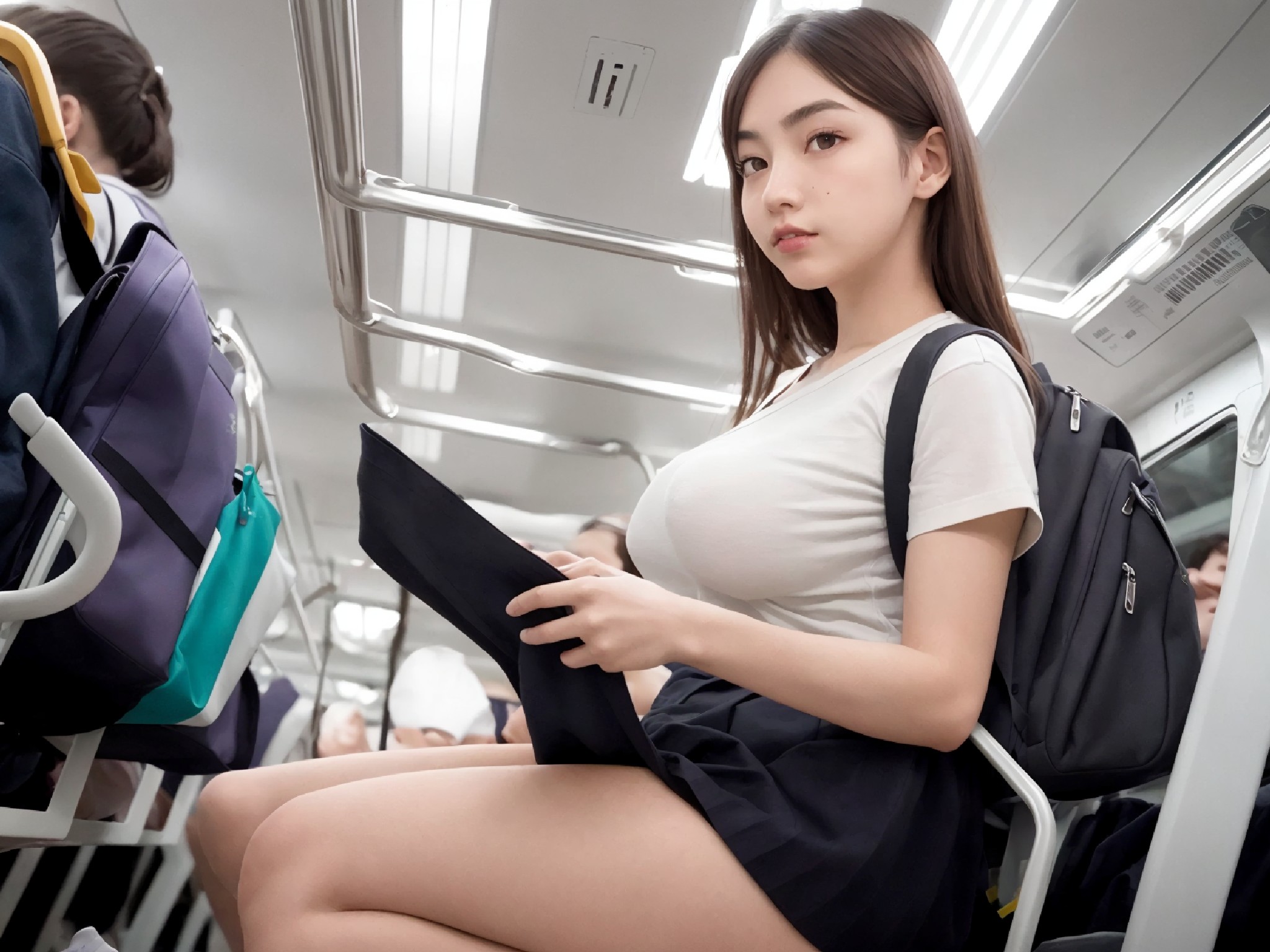 Big Tits JK · Tram · Exposed 2