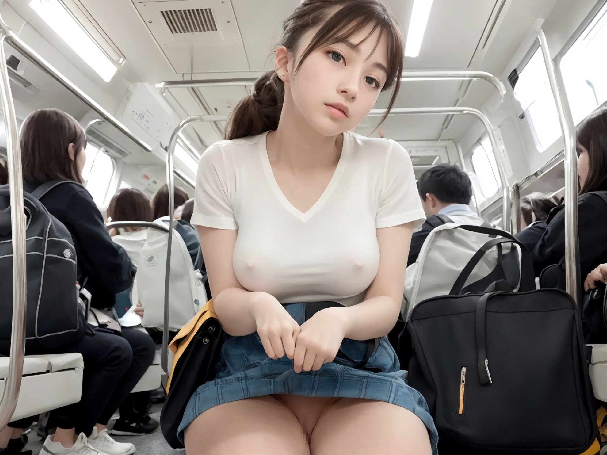 Big Tits JK · Tram · Exposed 2