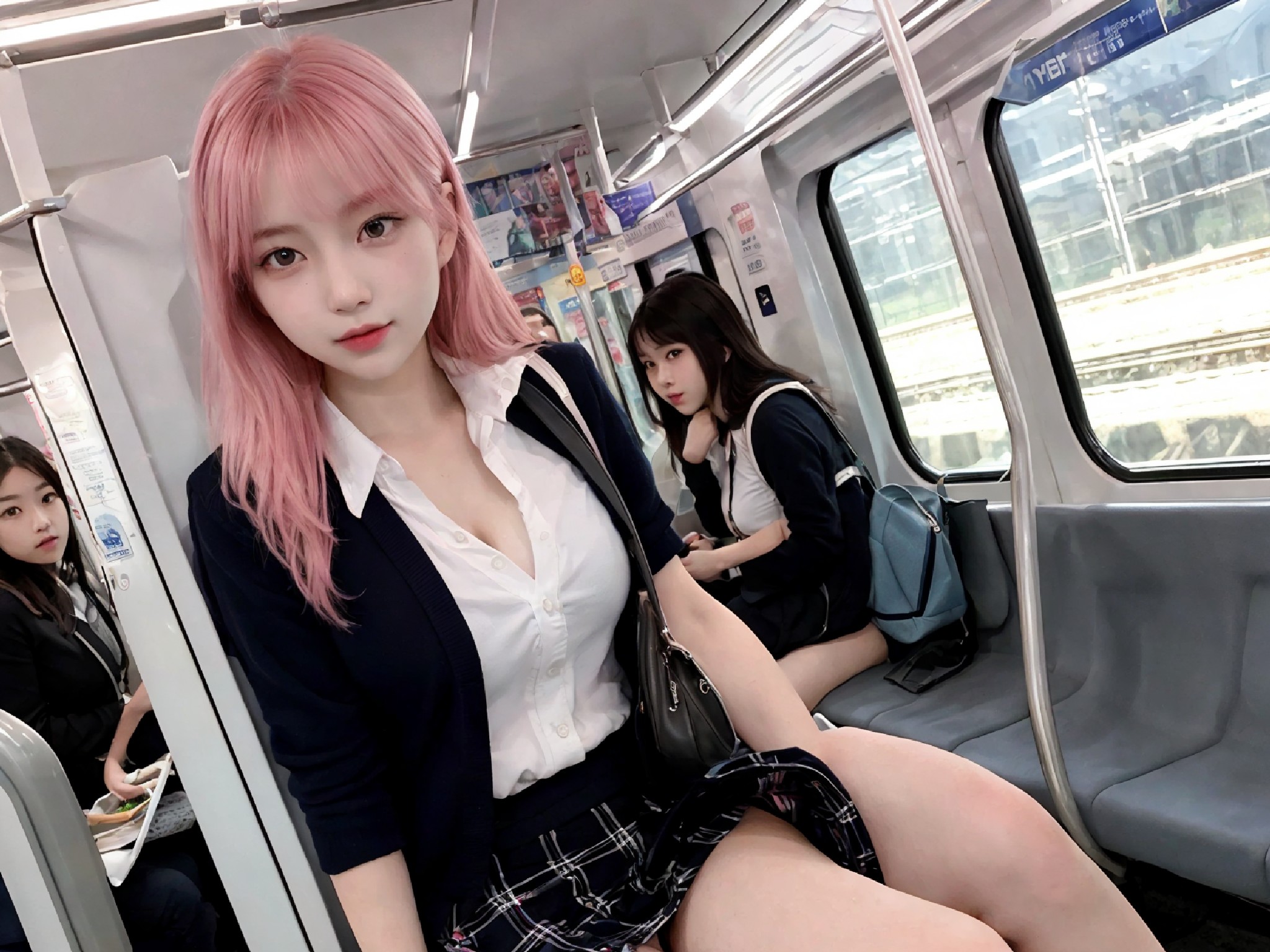Big Tits JK Exposure Club 2 Tram