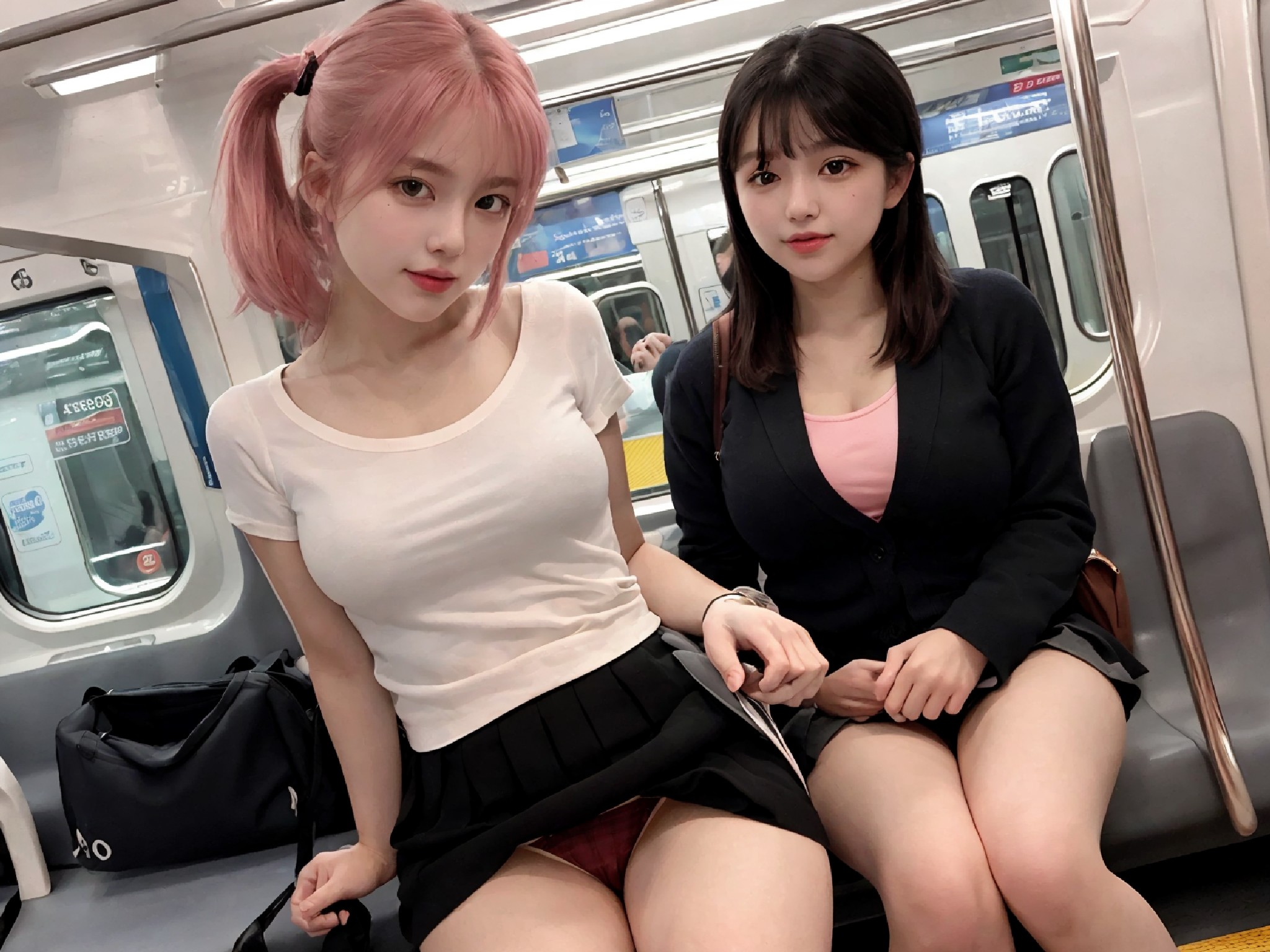 Big Tits JK Exposure Club 2 Tram