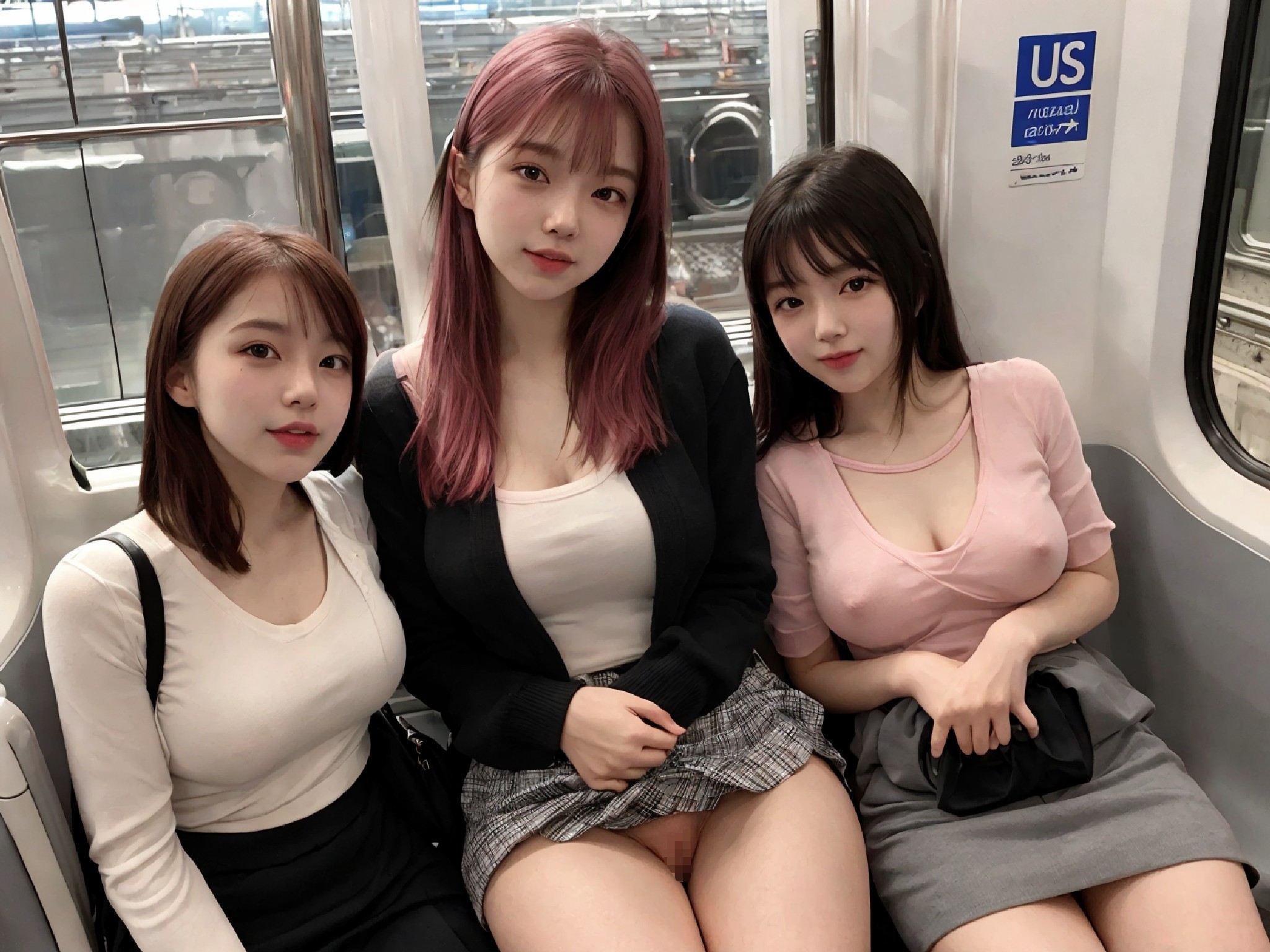 Big Tits JK Exposure Club 2 Tram