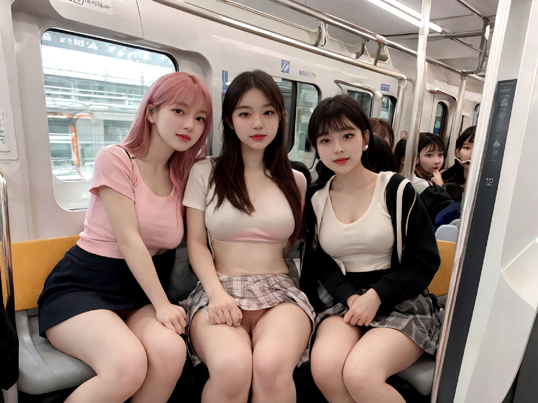 Big Tits JK Exposure Club 2 Tram