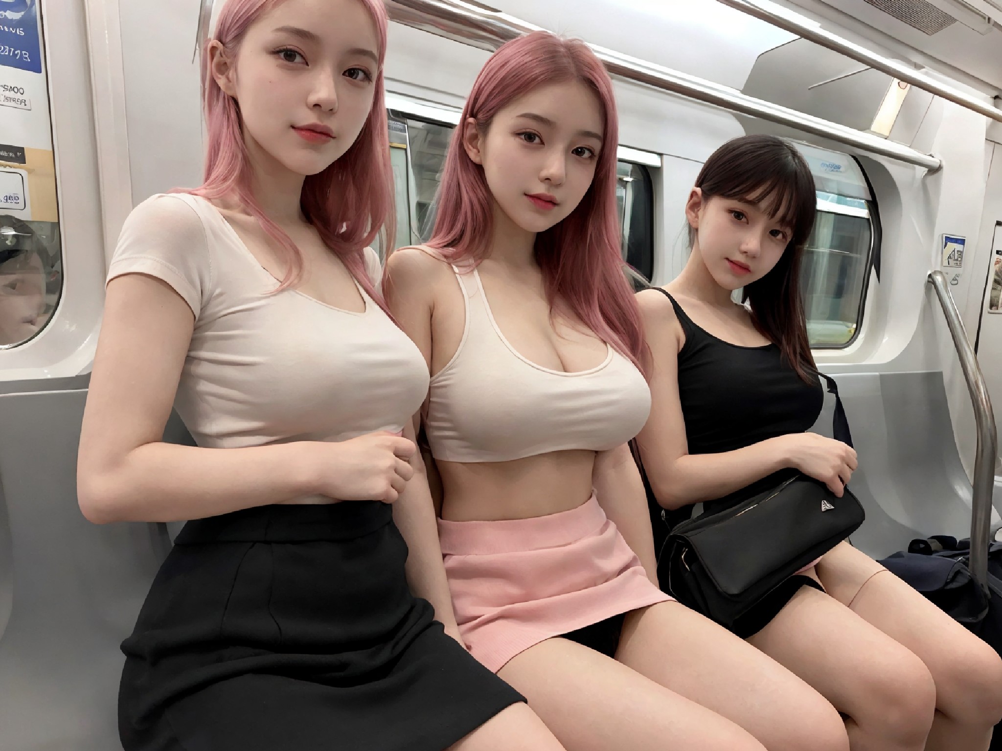 Big Tits JK Exposure Club 2 Tram