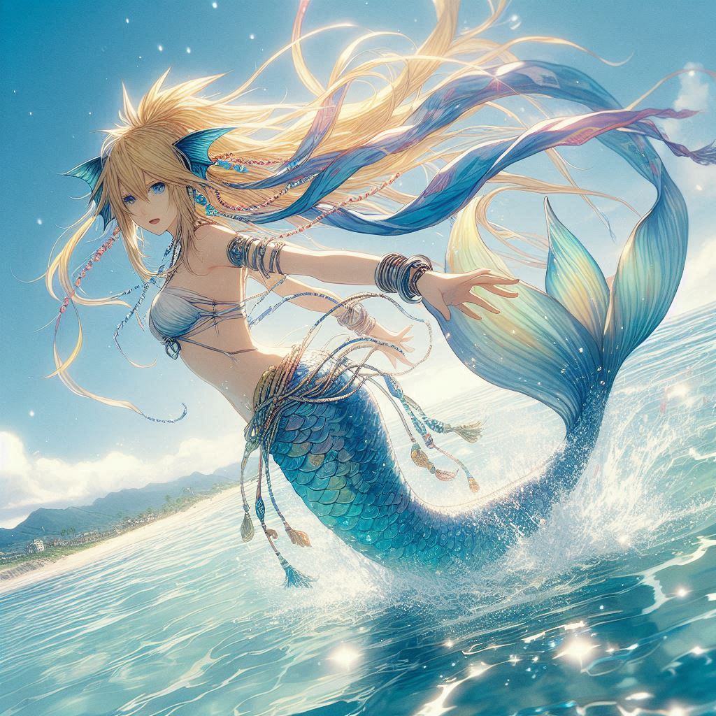 This character, Mermaid, is particularly good-looking.