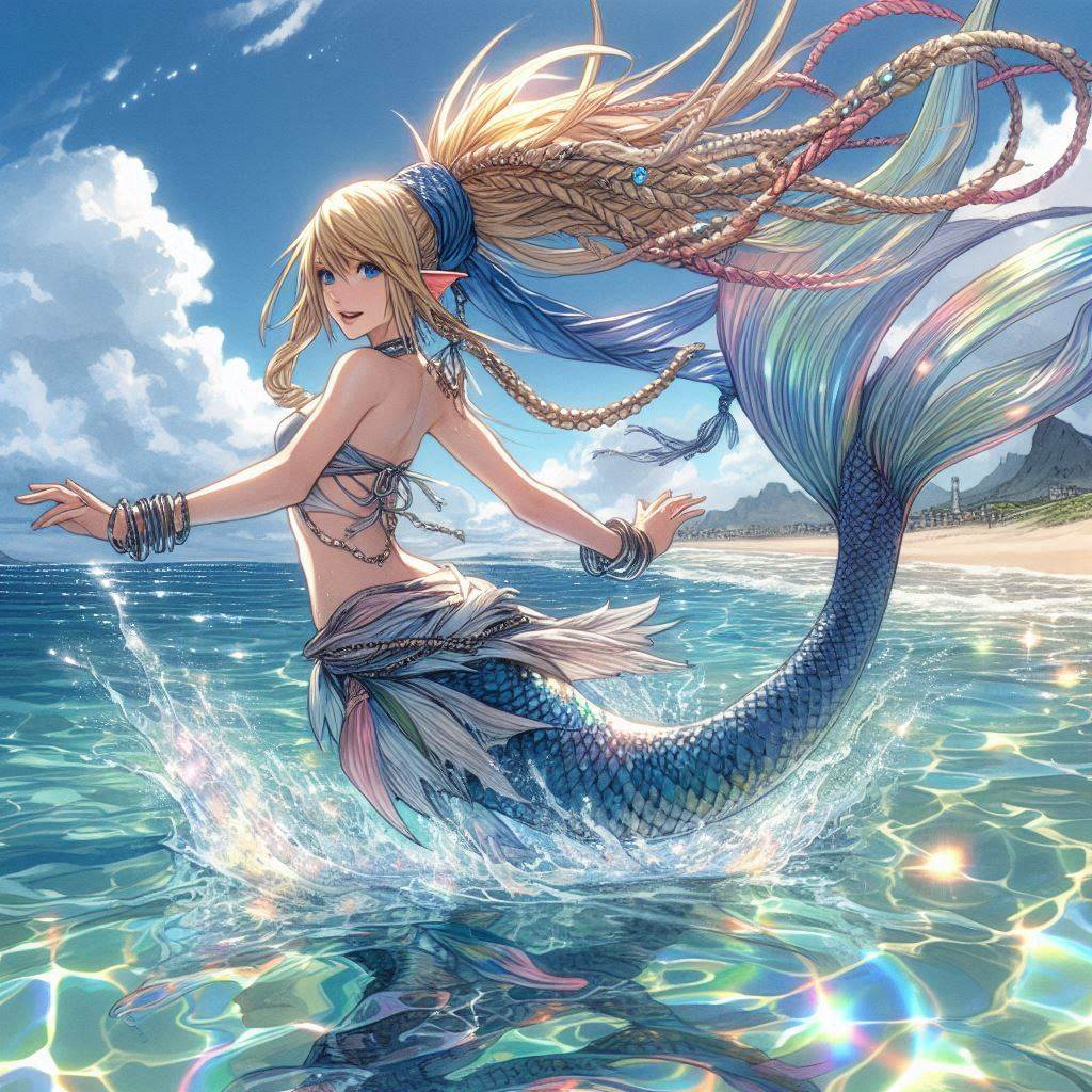This character, Mermaid, is particularly good-looking.
