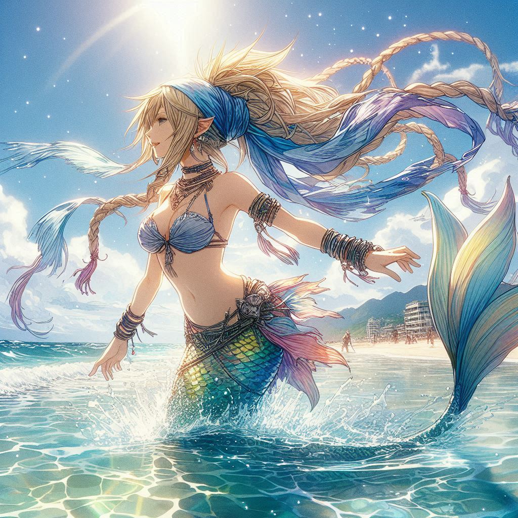 This character, Mermaid, is particularly good-looking.