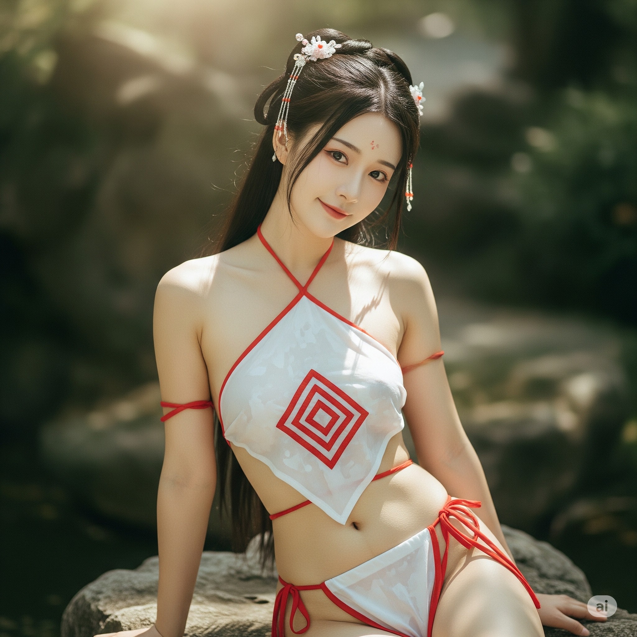 Ancient Beauty Belly Pocket Picture