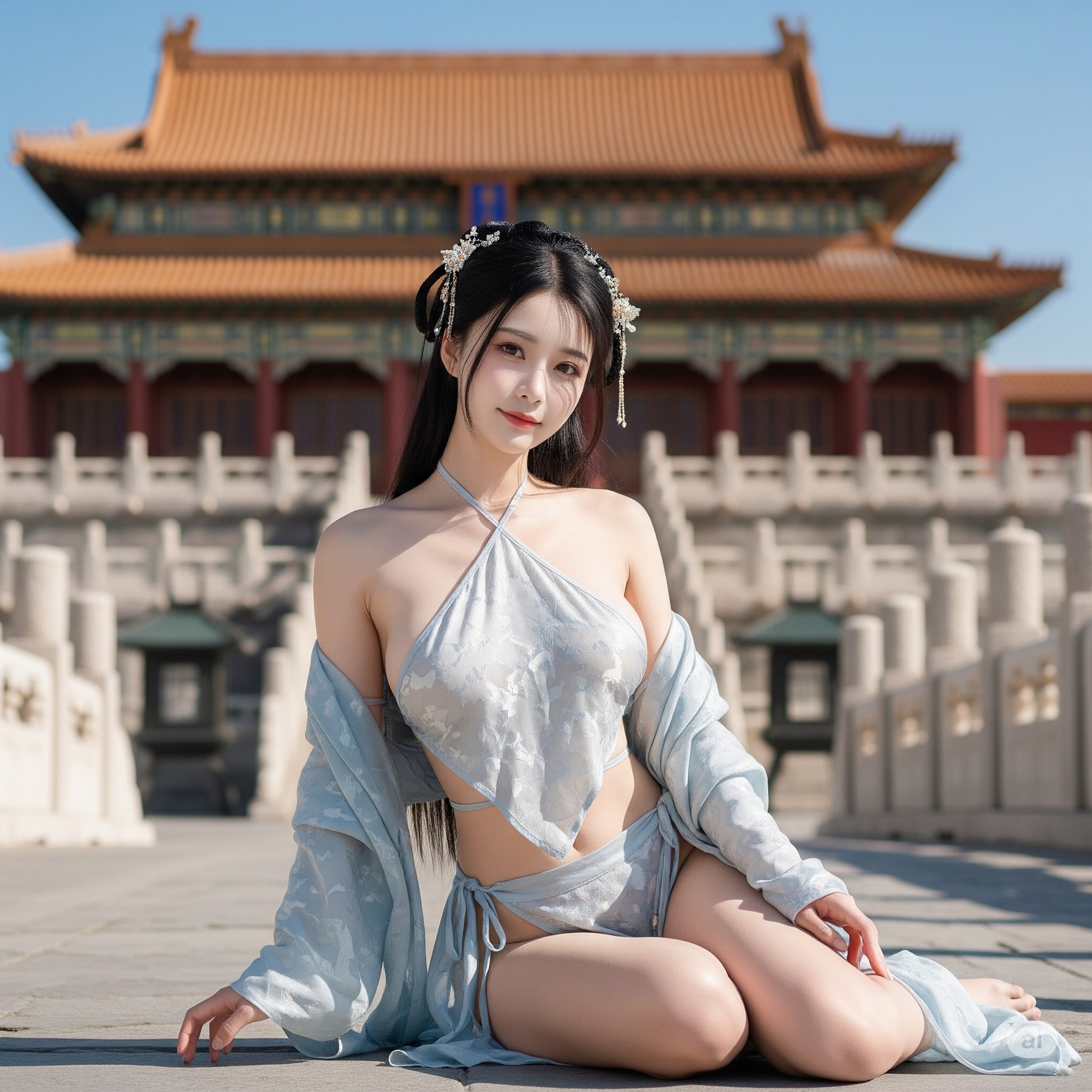 Ancient Beauty Belly Pocket Picture