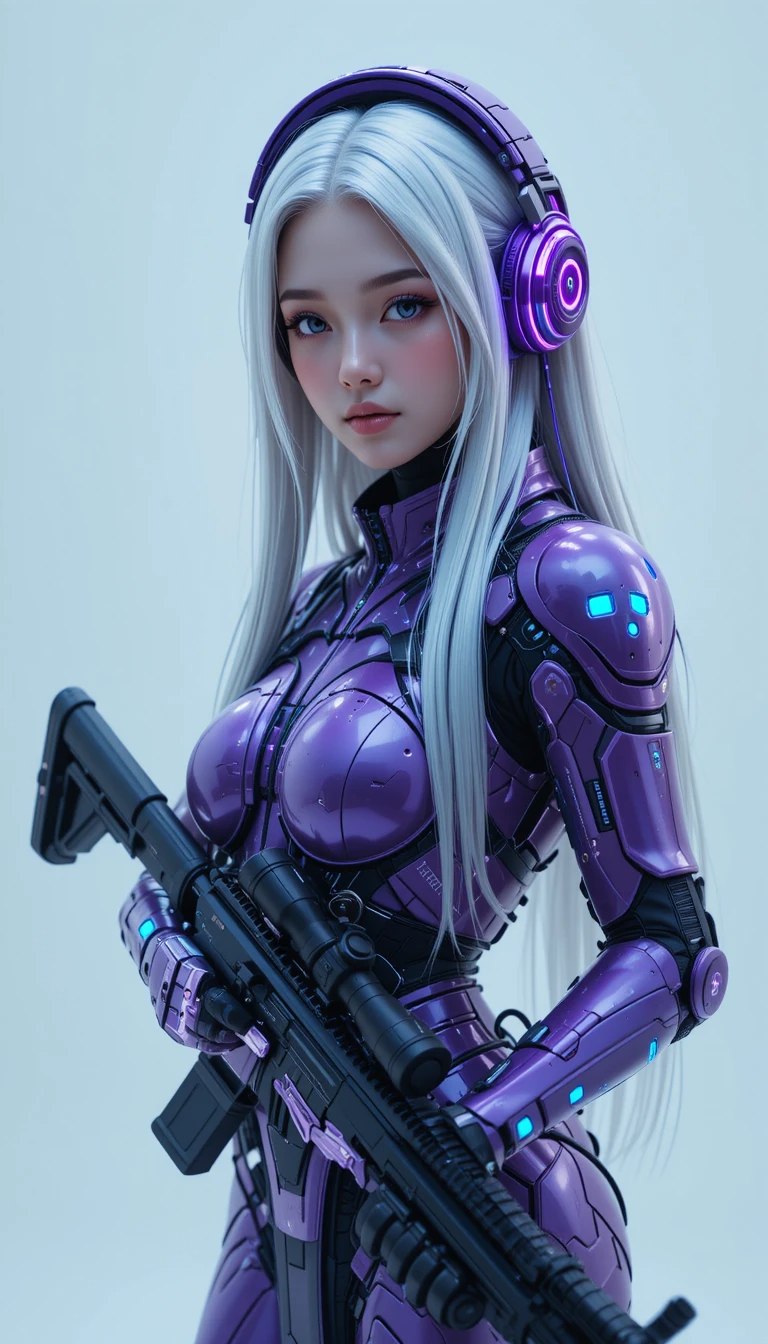 Metal Violet Segmented Armor