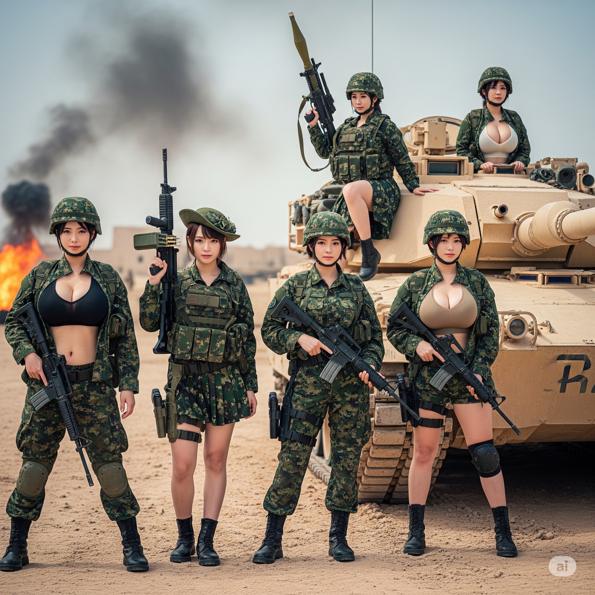 Female soldier