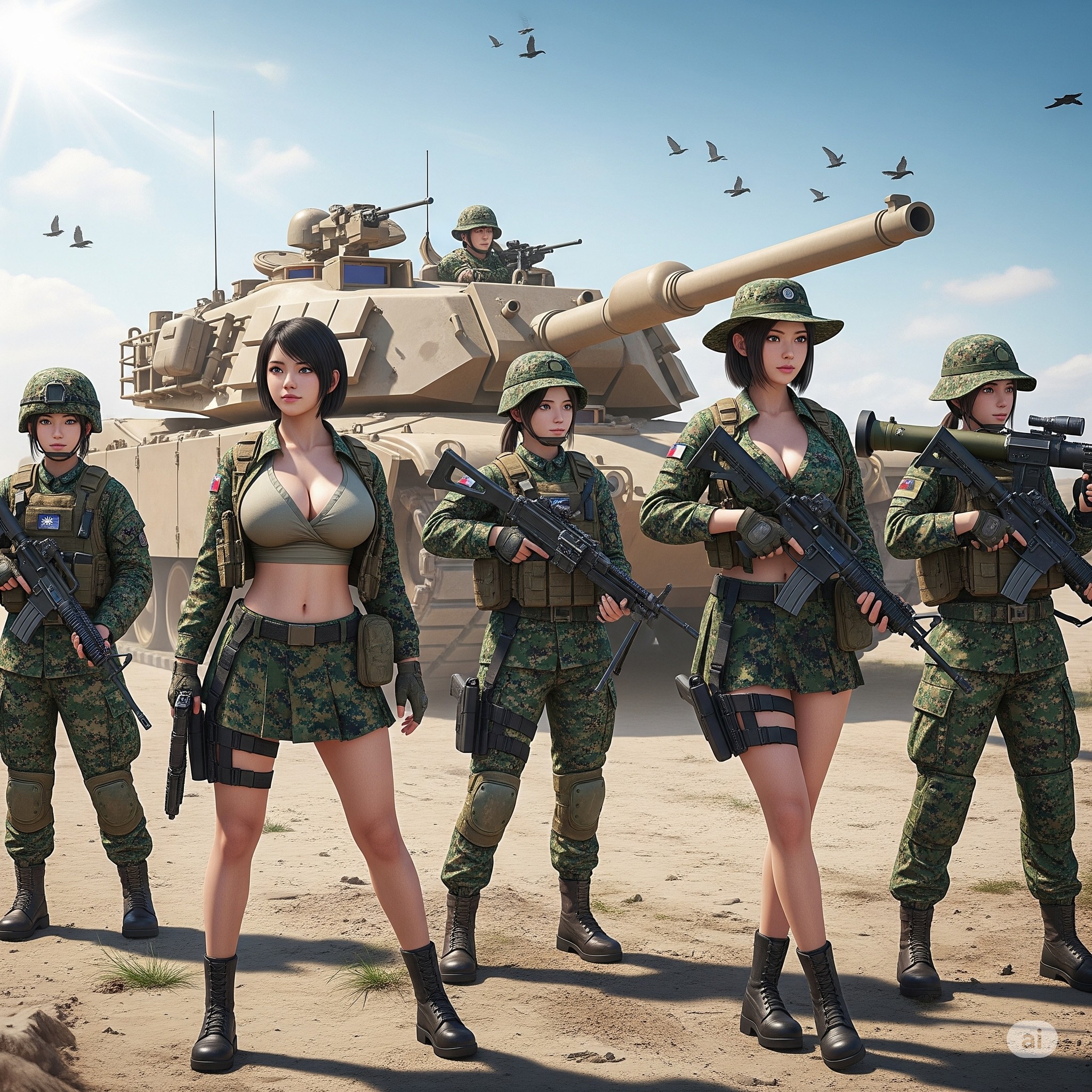 Female soldier