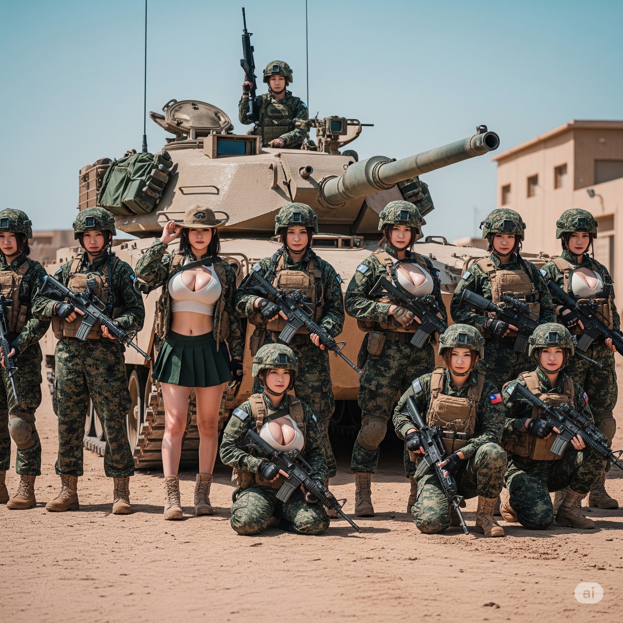 Female soldier
